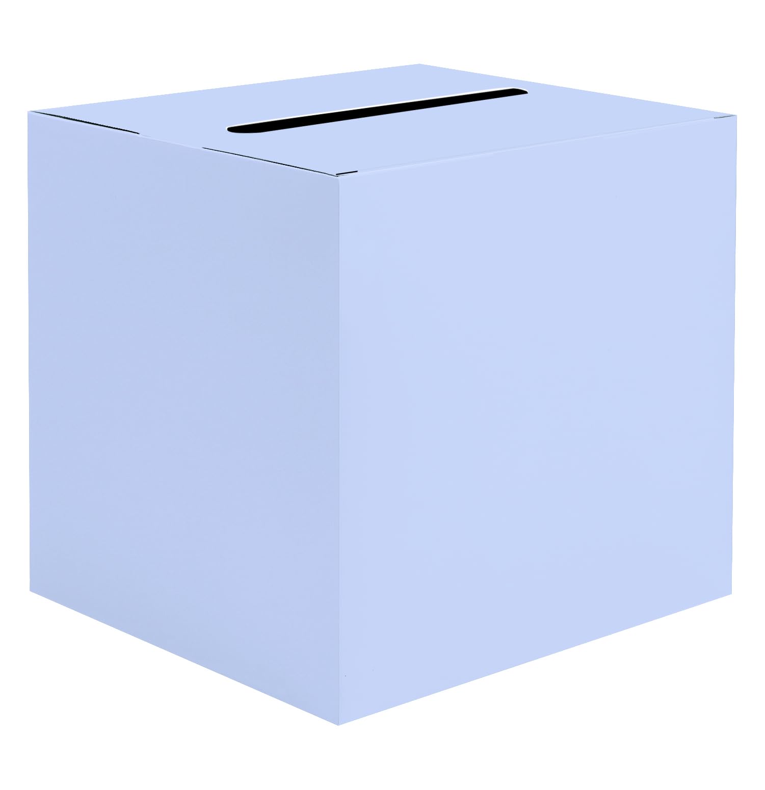 SietDESEO Lavender Card Box for Graduation Large Gift Card Box Holder 9.8" x 9.8" Money Cards Box Diy Card Box for Wedding Reception Baby Shower Birthday Cards Box Holder