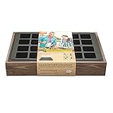 Siena Garden Anzuchtvollholzkiste mit 24er Topfplatte 35x24x6 cm