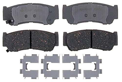 ACDelco Silver 14D1297CH (19287874) Ceramic Rear Disc Brake Pad Set with Hardware