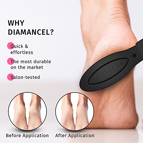 Diamancel Luxury Diamond Foot Buffer - #11 Medium Grit Rasp – For Average Calluses, Rough Skin & Regular Maintenance