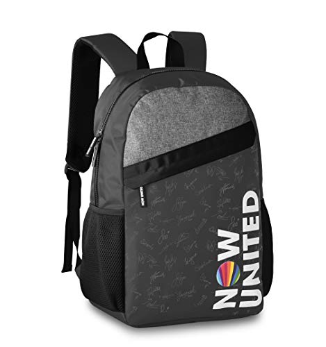 Kit Mochila Cinza + Estojo Cinza Now United Original