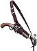 SIQITECHNO Medieval Leather Shoulder Sword Frog Strap Double Sword Holster Knights Pirate Scabbard Dagger Holder Waist Belt Brown
