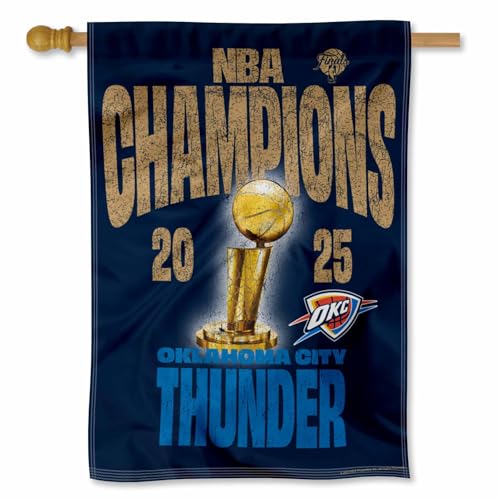 WinCraft Oklahoma City Thunder 2025 Champions House Banner Flag