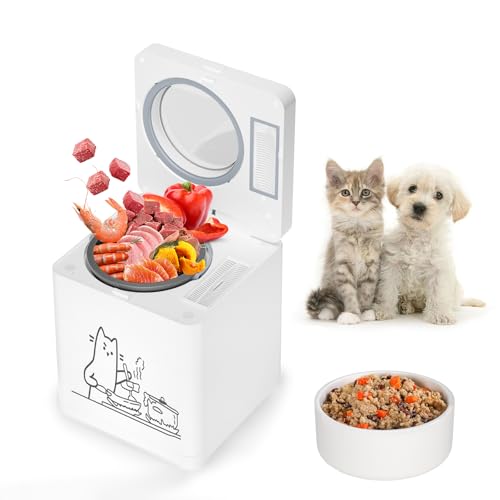 Pet Fresh Food Maker All-in-One Dog & Cat Food Multicooker with Chopping & Cooking DIY Cat Churru Dog Treat Maker 5-in-1 Machine