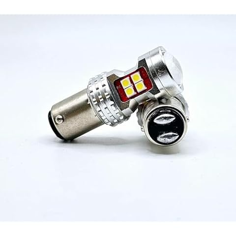 GaRcan 2 LED Headlight Bulbs for many Model A, Model T & early V8 cars 6v 12v, Replacement for Ford OEM, WHITE Cover