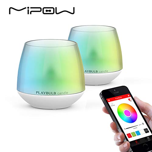 Preisvergleich Produktbild PLAYBULB MIPOW LED-Kerzenlicht mit Smartphone-Steuerungs-App (2 Stück)