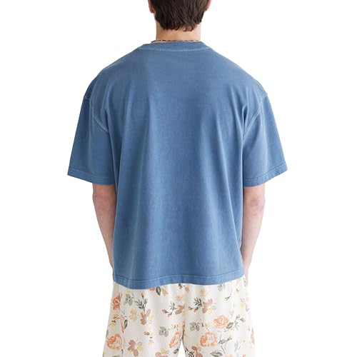 AEROPOSTALE Men's Heavy Weight Boxy Crew Neck Short Sleeve T-Shirt3