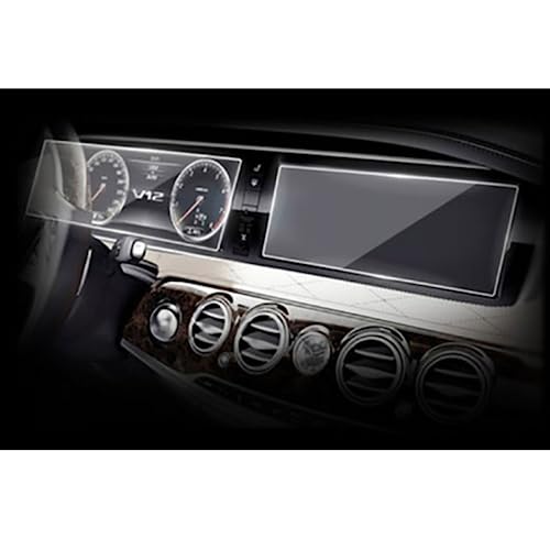 Film de protection de navigation de voiture écran LCD verre trempé Benz S