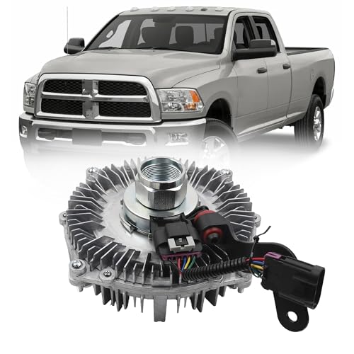 Dasbecan Engine Radiator Cooling Fan Clutch 622-012 Compatible with Cummins Diesel 6.7L L6 Dodge Ram 2500 3500 4000 4500 5500 2013-2018 Replaces# 52014729AC 52014729AA 52014729AB