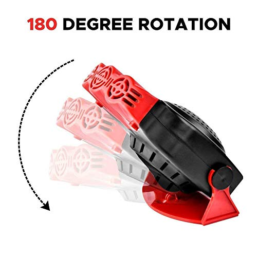WonVon 12V 150W Car Heater, Vehicle Heater Fast Heating Cooling Fan Hot Warm Heater Windscreen Demister Defroster 2 in 1 Portable Auto Car Van Heater