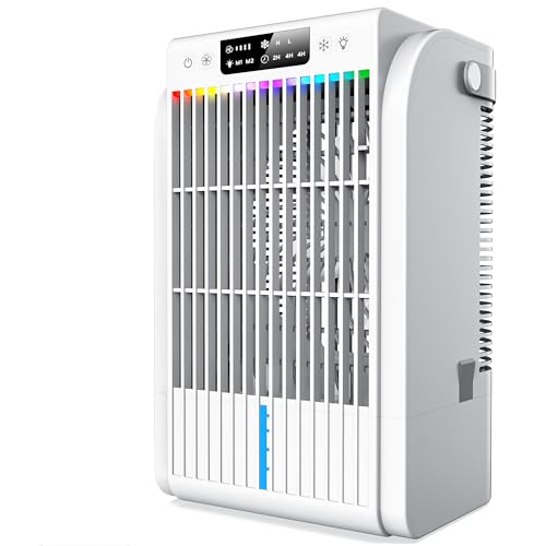 Portable Air Conditioners Fan,Portable AC Unit With 1200ML Water Tank,4-IN-1 Evaporative Air Cooler...
