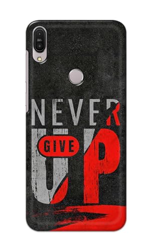 Image of Printed Hard Back Cover for Asus Zenfone Max Pro (M1) | Zenfone Max Pro M1 (5.99 inch) Back Cover (Never Give Up) -190724(DP)
