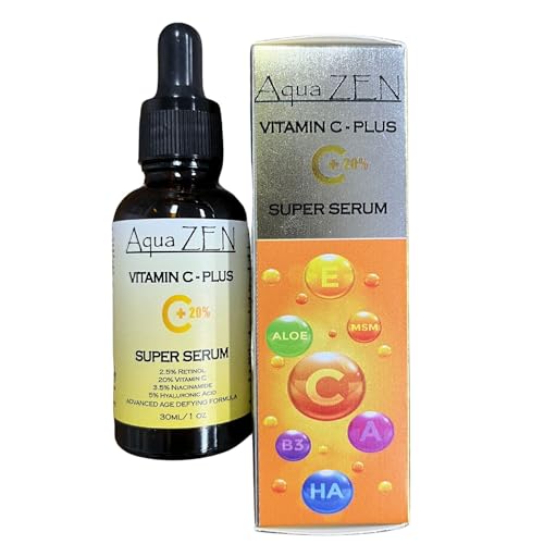 Vitamin C Plus Face Serum | Premium Ingredients 20% Vitamin C, Retinol, Hyaluronic Acid, Niacinamide, & More – Potent Anti Aging, Brightening, Hydrating, Evens Skin Tone, & Dark Spot Remover Vitamin C Plus Face Serum | Premium Ingredients 20% Vitamin C, Retinol, Hyaluronic Acid, Niacinamide, & More – Potent Anti Aging, Brightening, Hydrating, Evens Skin Tone, & Dark Spot Remover