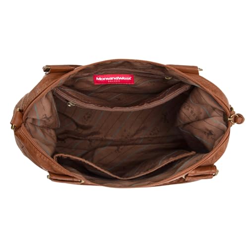 Image of Y2K Purses Hobo Bags for Women Roomy Washed Leather Handbags with Crossbody Strap
