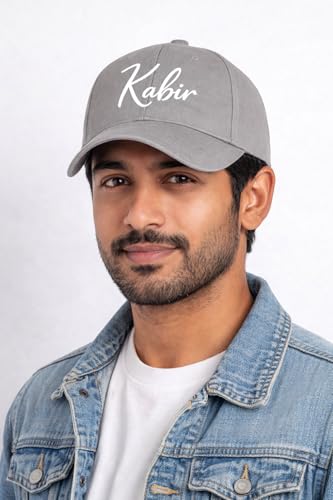 Image of AICA Personalised Name Cotton Cap for Men & Women � Black, Free Size | Gifts for Men & Women