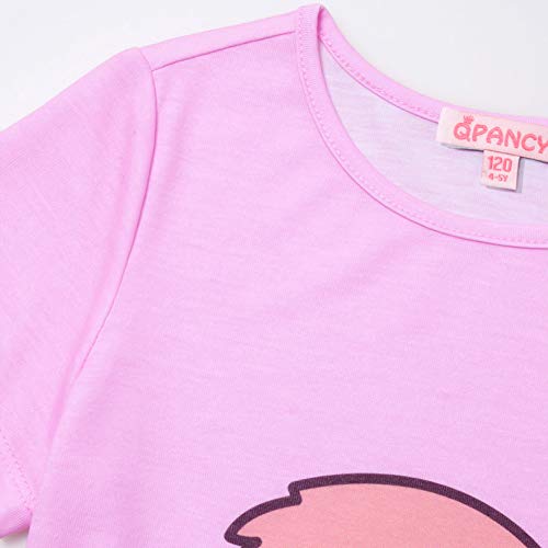 QPANCY Pajamas for Girls Unicorn Pjs Sets Little Kids Summer Short Sleeve Sleepwear3