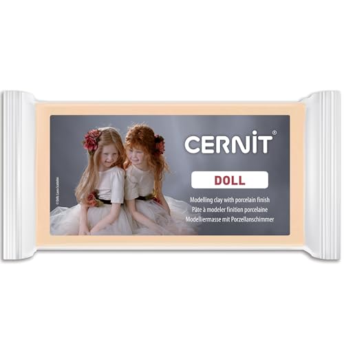 CERNIT CE0950500855C - Pâte polymère Doll 500g - Sun Tan - Effet peau