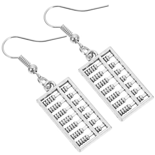 GALPADA そろばんチャームイヤリング レディース用トレンディー ドロッププ 軽量快適 アレルギー対応 製 学教師や理系学生への に
