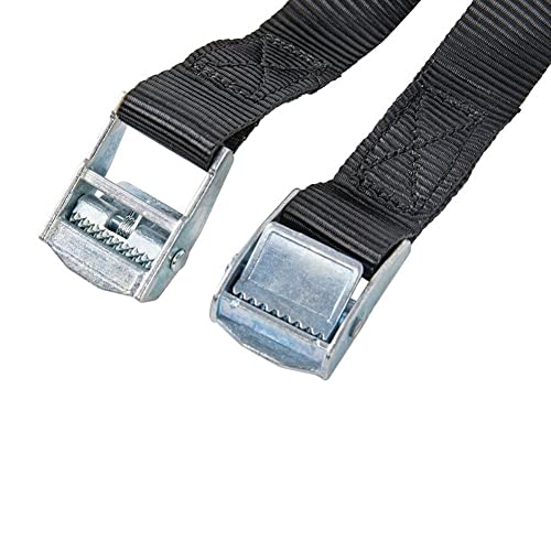 AIDNTBEO 5M Fivela Cam Cintos de Amarração 4 Peças, Alças de Carga Lugga Rack de Telhado Corda de Am