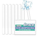 8er-Pack Diatomeen-Trockenstäbe für Spielzeug, Diatomeen-Trockenstäbe zur Reinigung von Sex-Puppen, wiederverwendbare Wasserabsorptionsstäbe zur Trocknung, halten die Stäbe trocken für Sex-Puppen-Gesc