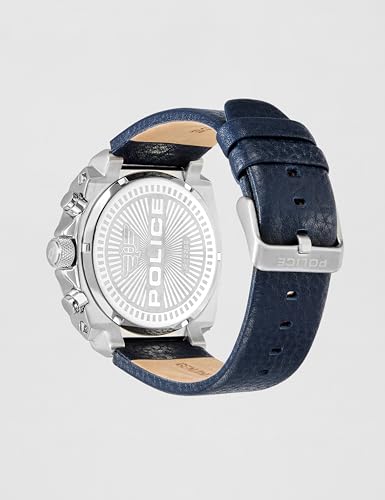 Image of Police Quartz Multifunction Blue DIAL Leather Strap Watch for Men-PLPEWJF2226802W