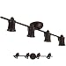 4 Light Track Lighting Wall & Ceiling Mount Fixture Kitchen and Dining Room