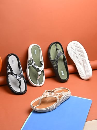 Image of DOCTOR FEEL SOFT Men Cushioned Thong Slippers with Soft Footbed, Lightweight Comfortable Everyday Wear Slippers, Flexible Sole for Indoor Outdoor Use and Relaxed Walking