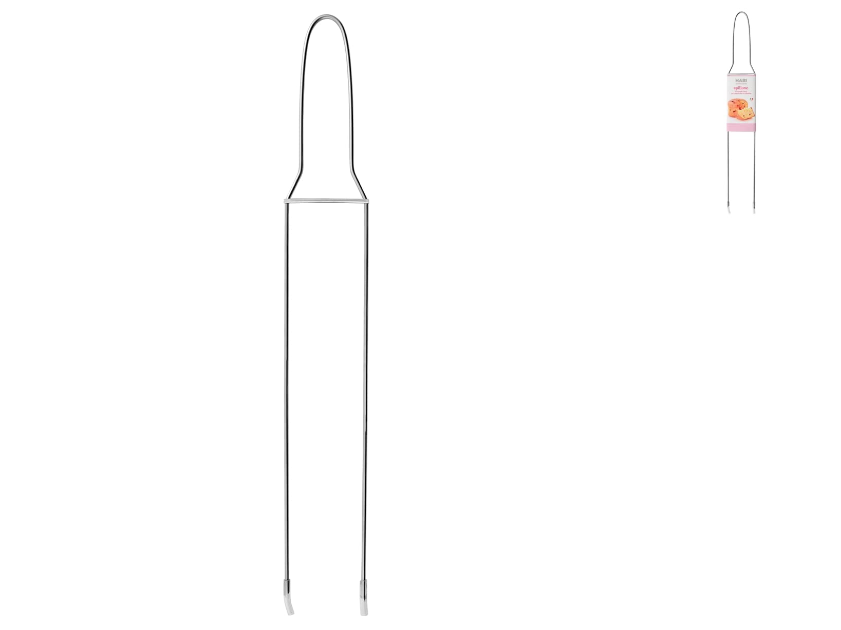 HABI 4152 Tablett, Stahl, Grau