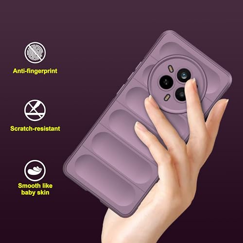 Image of amazon basics Back Case Cover for Realme 14 Pro 5G | Compatible for Realme 14 Pro 5G Back Case Cover | Liquid Silicon Magic with Camera Protection | Lavender
