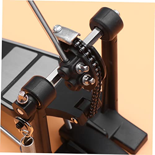 Pedal simple para bombo de batería de metal ajustable miniatura 3