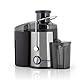 Orbegozo LI 5060 - Entsafter für Gemüse und Obst, Edelstahl, breite Öffnung von 65 mm, Anti-Tropf, 600 W Leistung, Schwarz