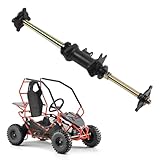 [Aggiornamento di sostituzione ideale] Perfetto per sostituire gli assi usurati o aggiornare la configurazione attuale, questo gruppo asse posteriore è compatibile con i veicoli fuoristrada kart ATV e i tricicli da drift.goditi un'esperienza di guida più ed efficiente con questo componente ad alte prestazioni.