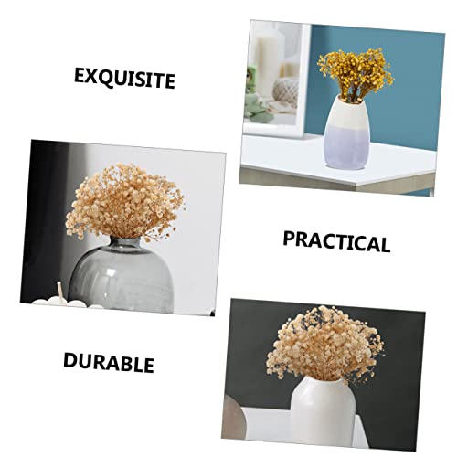 Ramo de flores secas Babys Breath para decoración miniatura 6