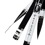 canna da pesca asta di pesca telescopica a mano in fibra di carbonio super luce 3,6 m / 3,9 m / 4.5m / 5.4m / 6.3m / 7.2m / 8m / 9m / 10m / 8m / 9m / 10m canne da pesca ( color : white , length : 9m )