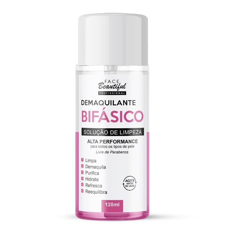Face Beautiful Profissional Demaquilante Bifásico 120Ml