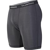 Club Ride Apparel Men's Johnson Chamois Liner Short for Cycling Comfort with Lightweight Breathable Level 1 Padding and Stretch Fabric, Large, Black