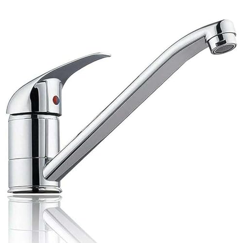 Einhebel Küchenarmatur mit 360°-SchwenkVerchromte Einhebel-Kuchenarmatur...