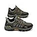 Hiking Shoes for Men Outdoor Comfort Steel Toe Lace Up Sneakers with Arch Support Fashion Orthopedic Cushioned Work Shoes