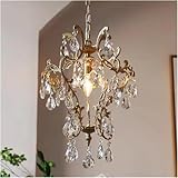 ksxnkhk Lustre en Cristal européen, Lampe en cuivre, vestiaire de Chambre, Couloir d'entrée Petit Balcon rétro si Lampe américaine, pour Hall d'entrée Salon Blanc Froid -