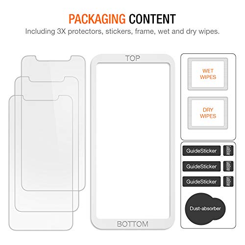 Trianium Tempered Glass Screen Protector Designed For Apple Iphone 11 Pro Max/Iphone Xs Max, 3 Pack Hd 0.25Mm Glass 9H Film [Alignment Case Tool Included] #TOP7