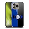 Head Case Designs Licenza Ufficiale Inter Milan Nero & Blu IM 2Stars Custodia Cover Dura per Parte Posteriore Compatibile con Apple iPhone 16 PRO