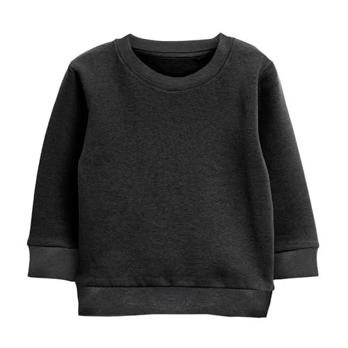 Youth Solid Classic Hoodies Soft Hooded Sweatshirts for Children Crewneck Sweatshirts (4-11 Years)