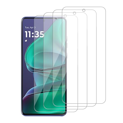 iCsapr 4 Pack Glass Screen Protector Compatible for Motorola Moto G Stylus 2025 / XT2517 [9H Hardness]-HD Screen Tempered Glass Scratch Resistant Easy Install [Case Friendly]