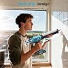SEESII Cordless Caulking Gun, 21V Battery Powered Caulk Gun, Electric Caulking Gun w/2 x 2.0Ah Batteries, 9Pcs Caulk Remover Tool, LED Light, Auto Retract for Filling, Sealing