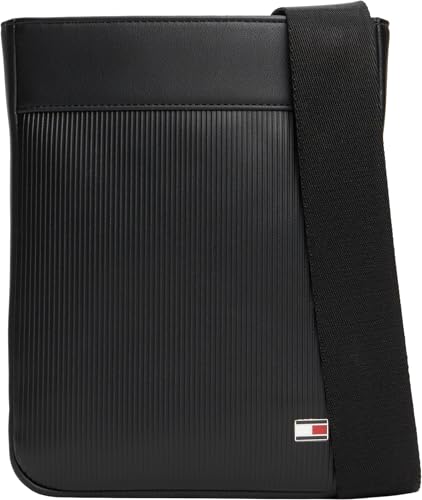 Tommy Hilfiger TH Flag Mini Crossover: el bolso negro que libera tus bolsillos con estilo