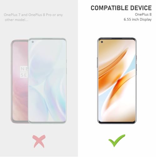 Image of SupCares TPU Unbreakable Membrane Screen Protector for OnePlus 8 (6.55 Inch) With Easy Self Installation Kit | Fingerprint Working | Edge to Edge Coverage