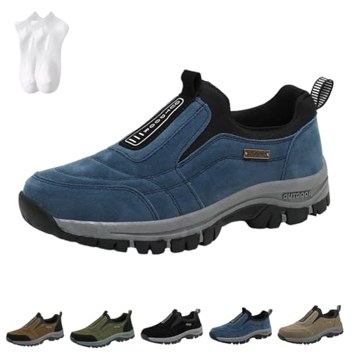 Enjerr Orthopedic Shoes Men, Arch Support Breathable Light Non-Slip, Outdoor Waterproof Comfortable Hiking&Walking