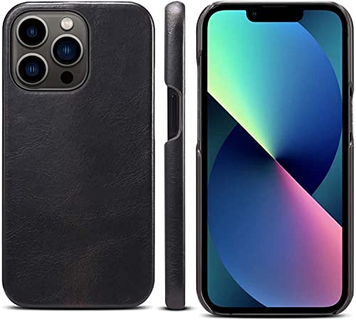 Coque cuir iPhone 13 Pro respirante pour le quotidien et les déplacements