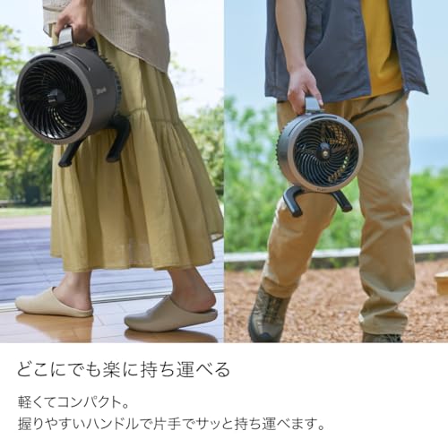 Shark FlexBreeze HydroGo コードレスサーキュレーターファン FA052J グレー の商品画像 3