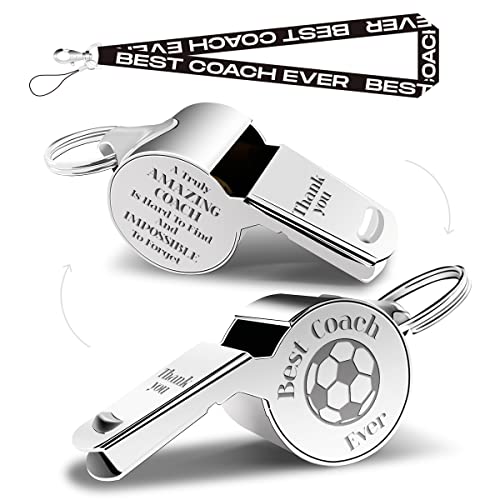 Whistle for Coaches Whistles Football Coach Gifts for Men Teacher Lanyard